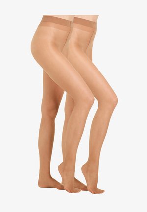 camano EVERYDAY 20 DEN 2P - Strømpebukser - suntan