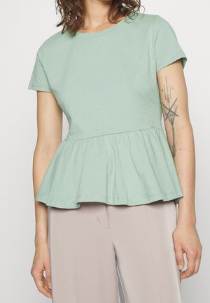 T-shirt med print - green
