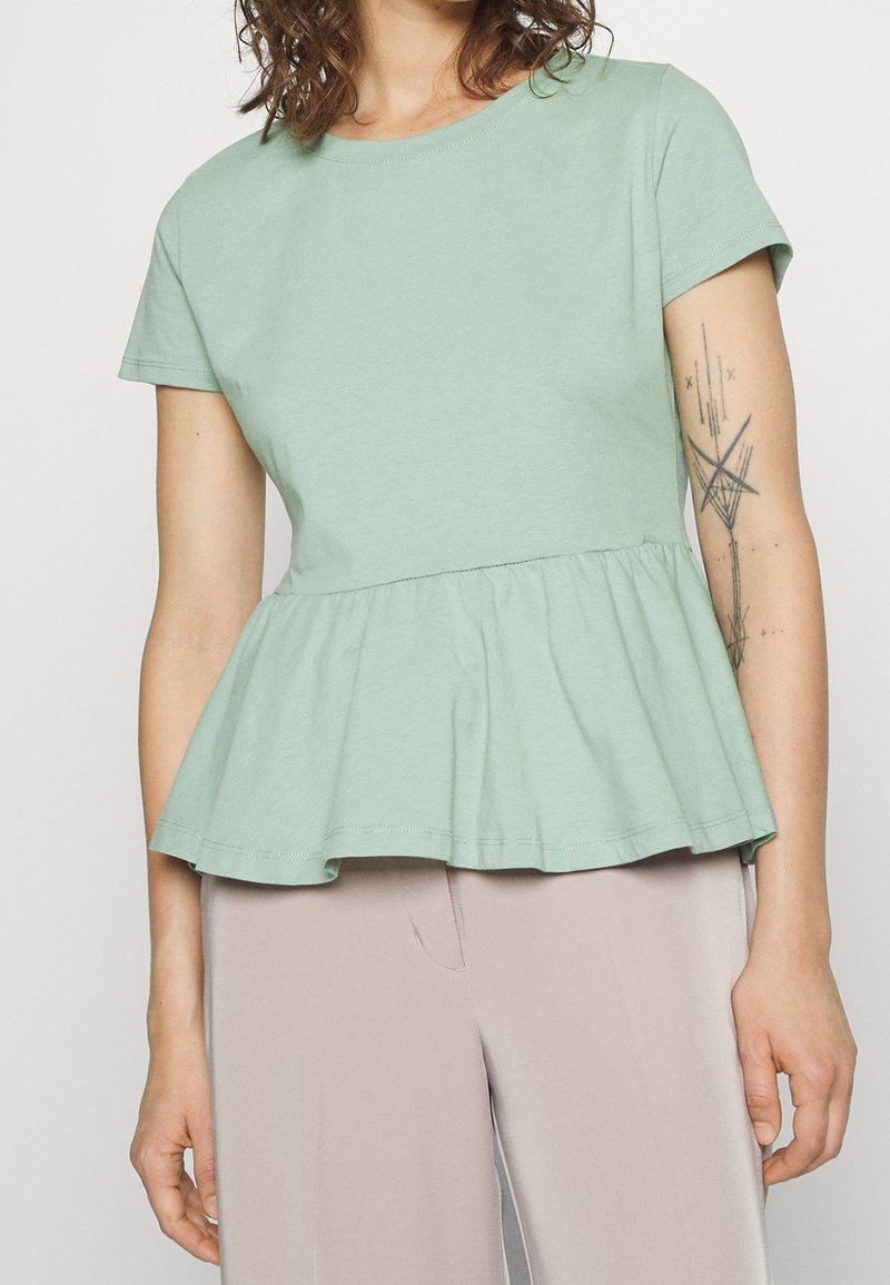 LASCANA Triko s potiskem - green