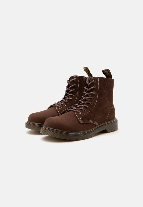 Dr. Martens 1460 PASCAL 8 EYE BOOT UNISEX - Lace-up ankle boots - dark brown — foto 2