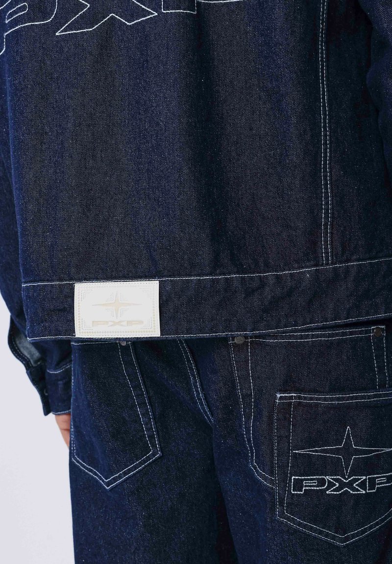 Project X Paris KNOCKOUT - Denim jacket - bleu saphir - bleu