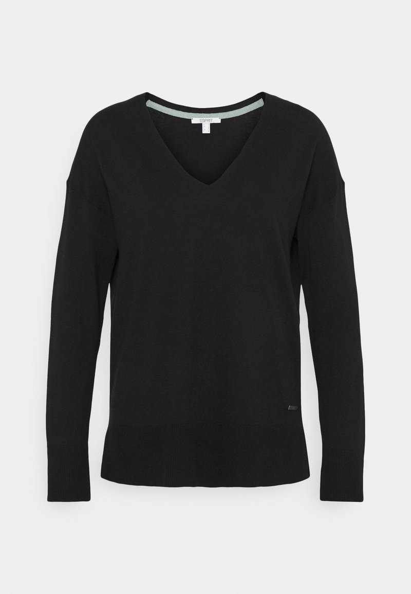 Esprit Stickad tröja - black