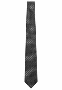 SIGNATURE MADE IN ITALY GEOMETRIC DESIGN - Kravata - grey