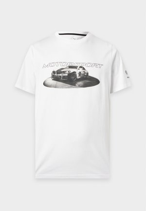 Puma, BMW GRAPHIC TEE - T-shirt imprimé - white