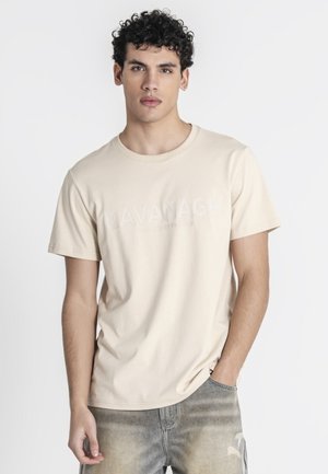Gianni Kavanagh, GIANNI KAVANAGH T-SHIRTS | MEN BEIGE PASSION TEE - T-shirt print - beige
