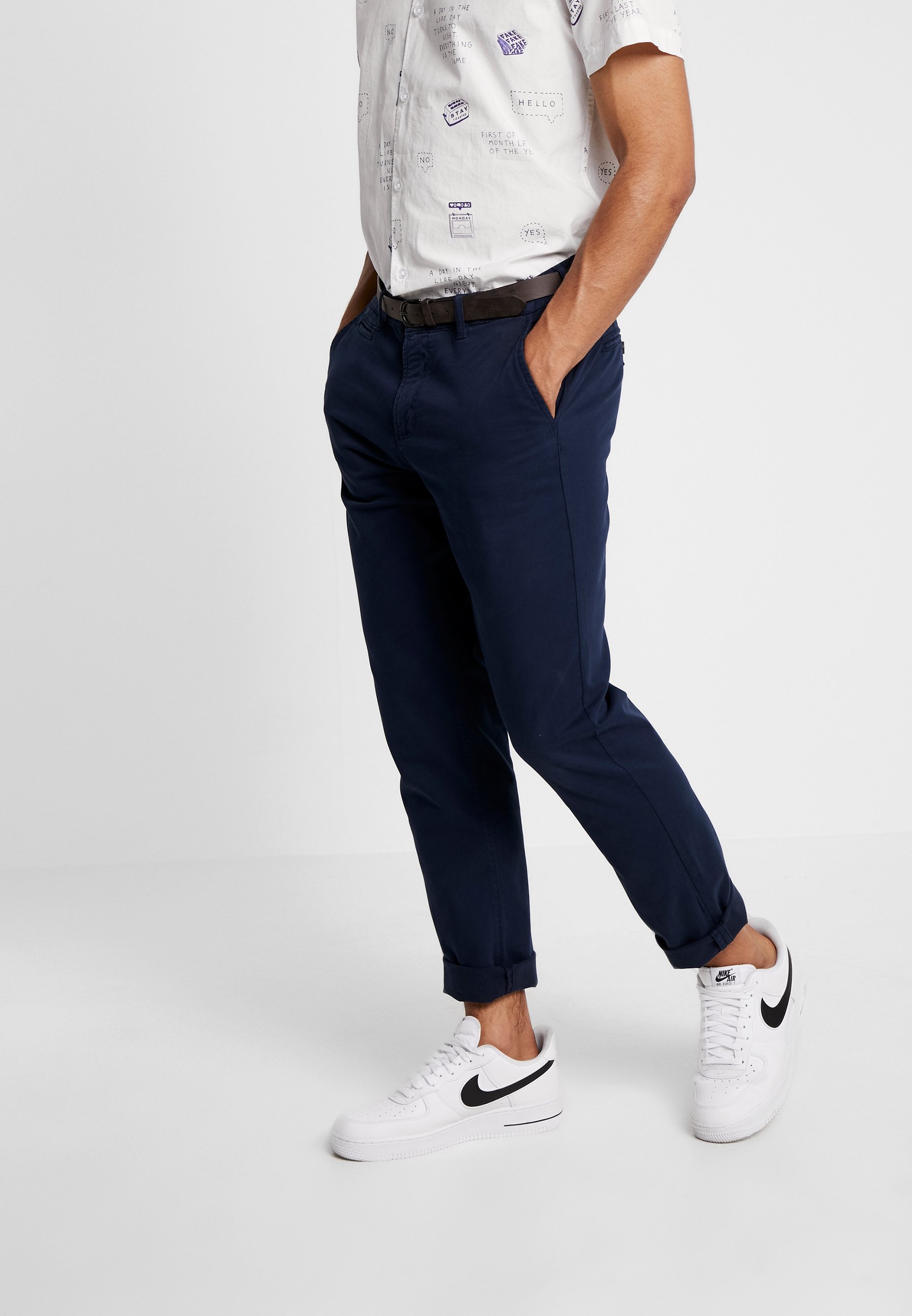 Jack /& Jones Jjiroy Jjdave Sa Beige Jeans Homme