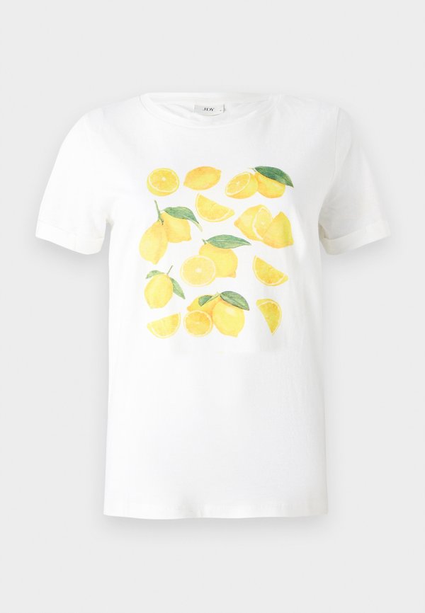 JDYKITTY PRINT - Print T-shirt - cloud dancer3