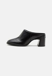 GEO BLOCK MULE  - Mules de tacón - black