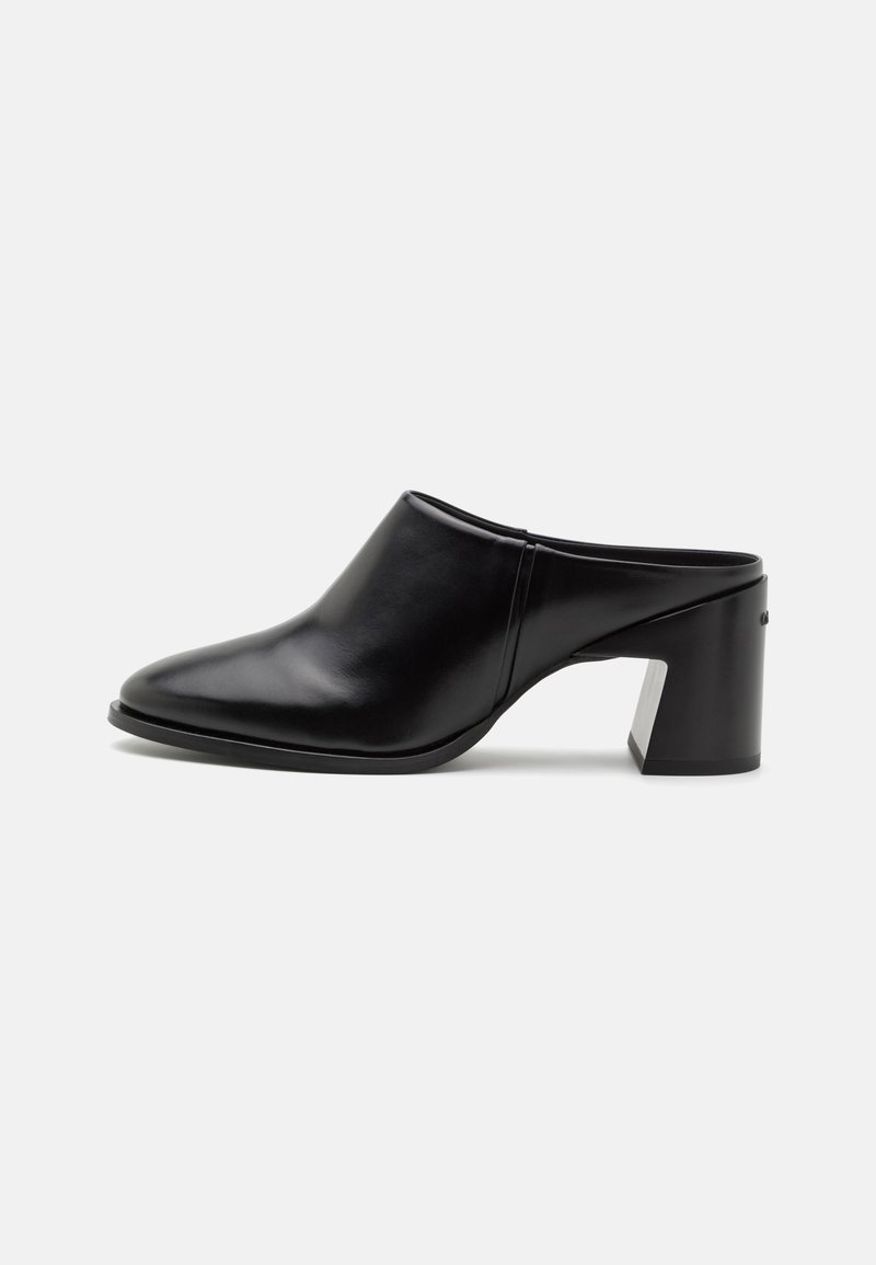 Calvin Klein GEO BLOCK MULE  - Kontsaga tagant lahtised kingad - black
