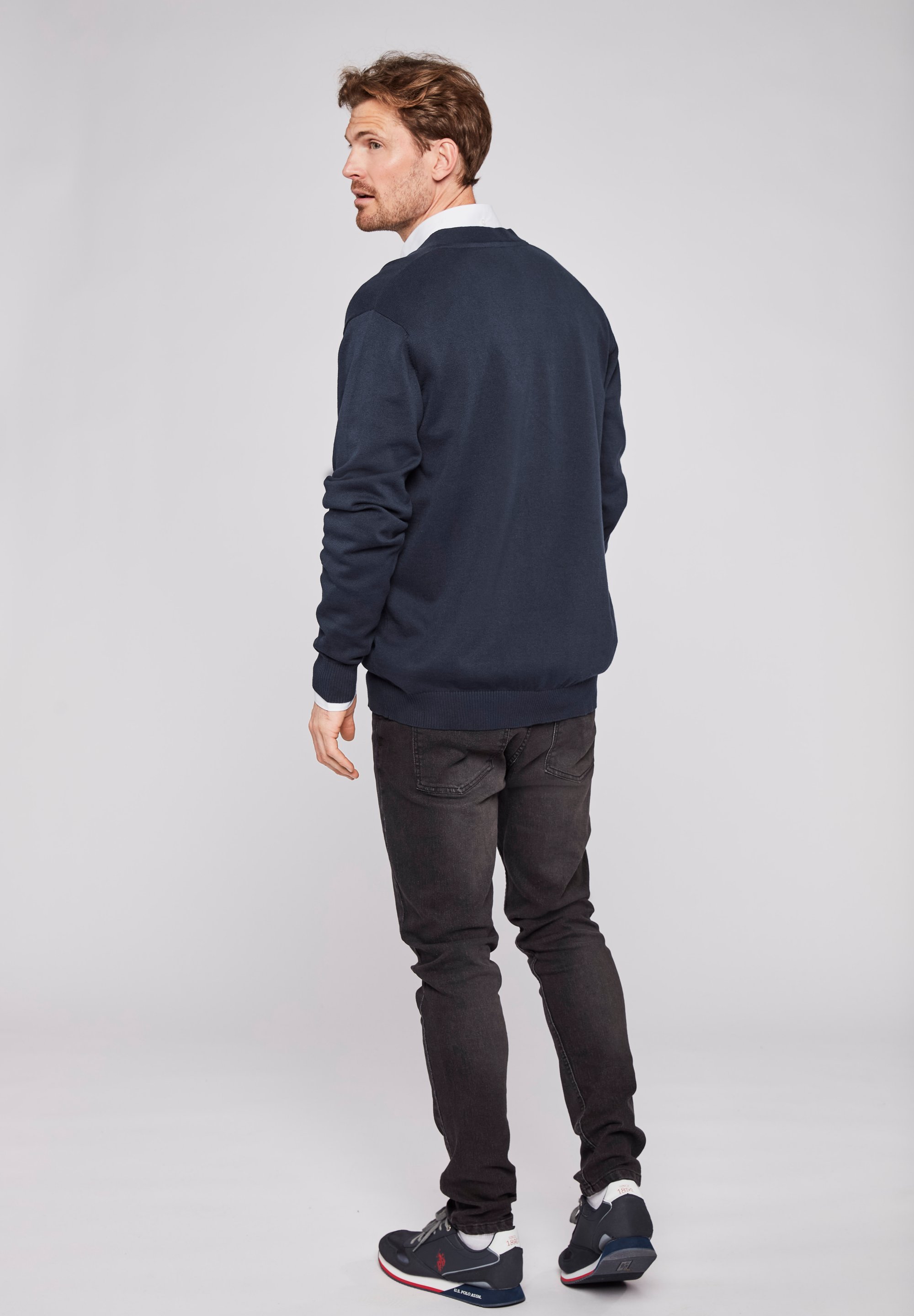 U.S. Polo Assn. UMDOLOVAN - Cardigan - dark sapphire