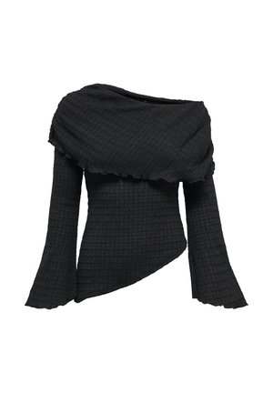 ONLY, ONLILSE L/S OFF SHOULDER TOP JRS - Blouse - black