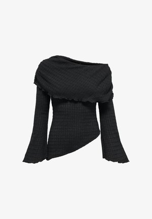 ONLY, ONLILSE L/S OFF SHOULDER TOP JRS - Blouse - black