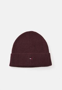 FLAG BEANIE UNISEX - Beanie - deep burgundy melange
