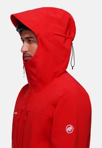 Mammut STONEY HOODED - Giacca hard shell - mammut red