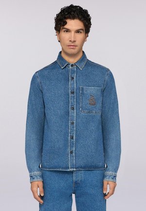 CON RICAMO GENTLE SOCIETY - Camicia - blue genoa