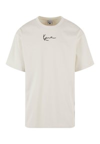 SMALL SIGNATURE HEAVY  STAR TEE - Potiskana majica - off white