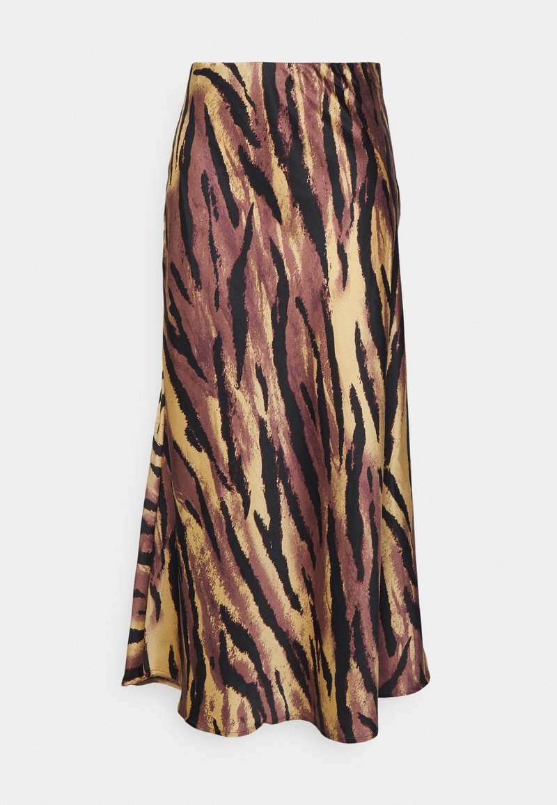 PIECES Tall A-lijn rok bruin