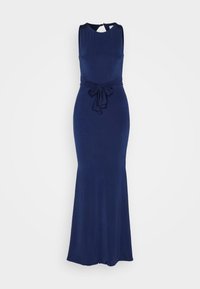 BECKY OPEN BACK MAXI - Vestito di maglina - navy blue