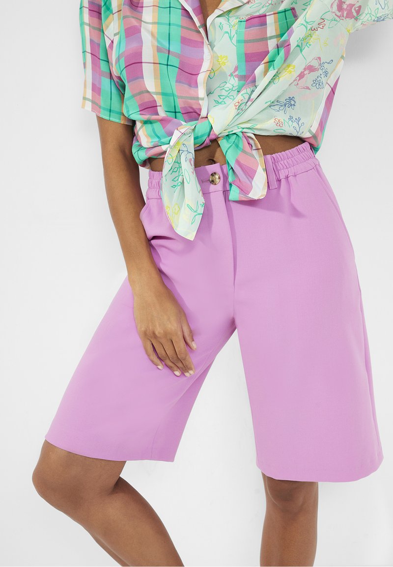 Damen Kleider | French Connection EMIKO WHISPER Shorts pink violet/pink - DZ51258 Damen Kleider | French Connection EMIKO WHISPER Shorts pink violet/pink - DZ51258