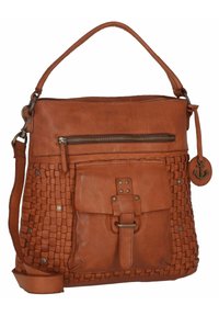 Harbour 2nd SOFT WEAVING IRIS CM - Bolso de mano - charming cognac