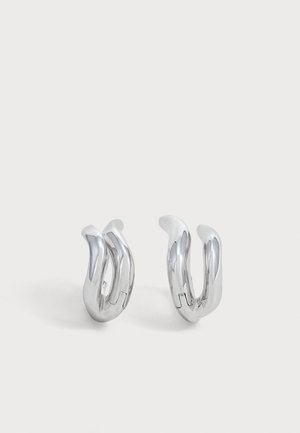Maria Black, ARCUS DOUBLE HUGGIE - Обеци - silver-coloured