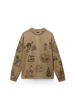 Napapijri, TENRI LS - Langærmet T-shirt - medium beige