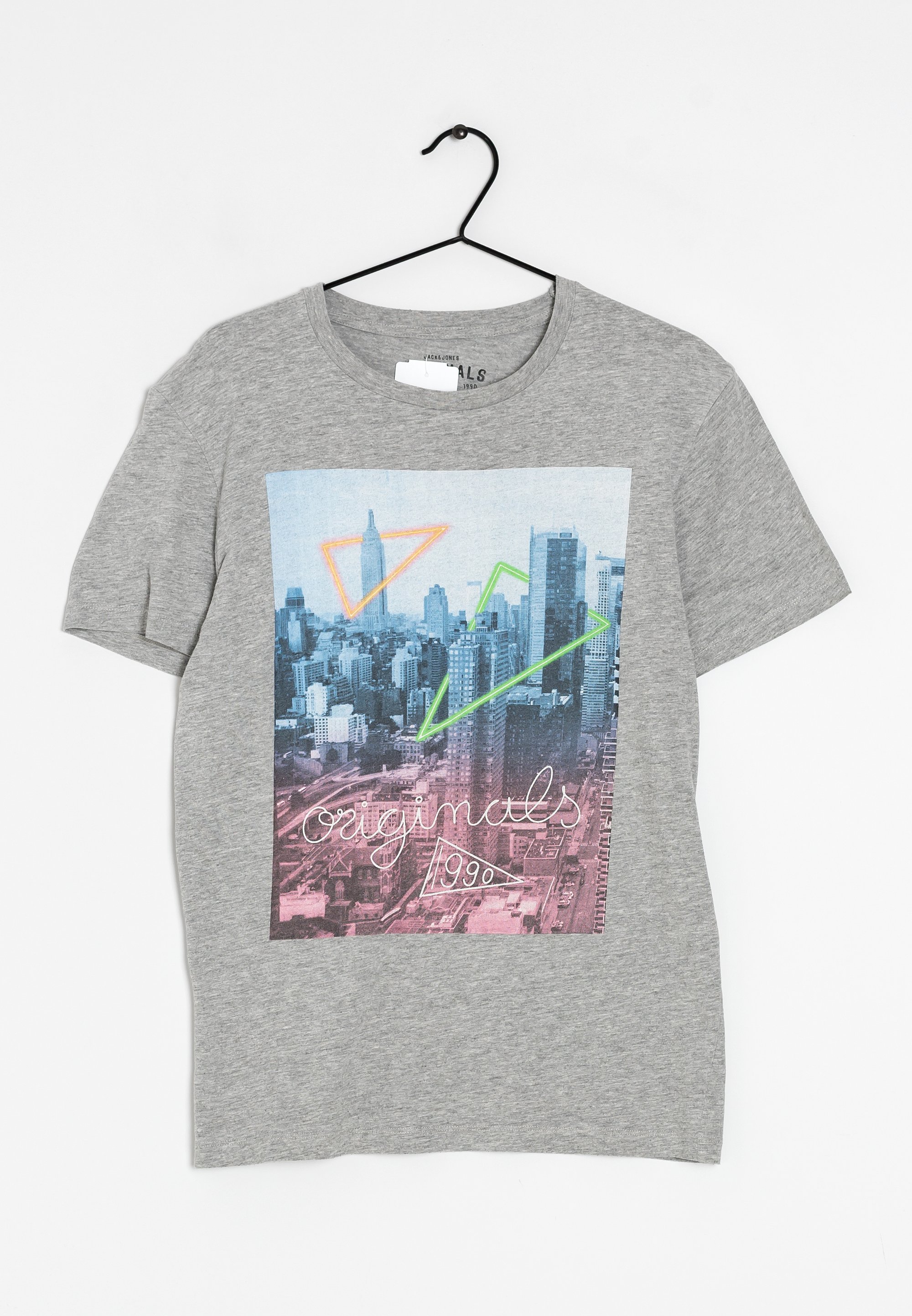 Jack Jones T-Shirt print grey/grau (Pre-owned)