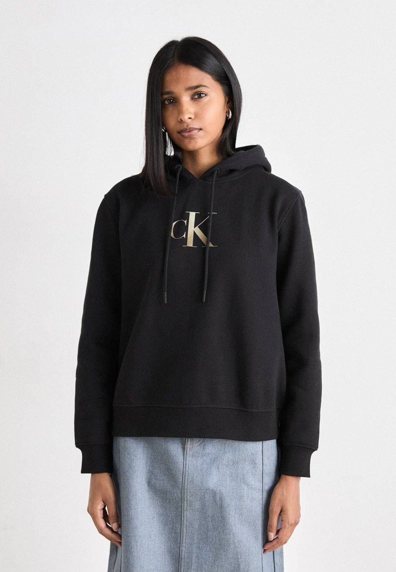 Calvin Klein Jeans - HOODIE - Sweatshirt - black, Forstørre