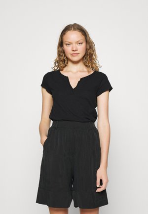TROY TEE - Basic T-shirt - black