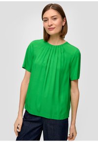 s.Oliver BLACK LABEL SCHIMMERNDEM - Bluse - grün