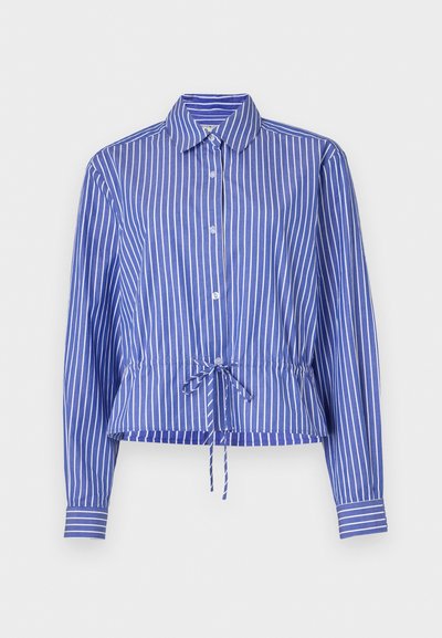 DESIGNERS REMIX ARTHUR WAIST SHIRT - Bluza s gumbima - blue/white