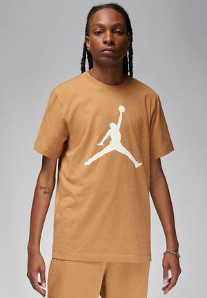 T-shirt con stampa - brown