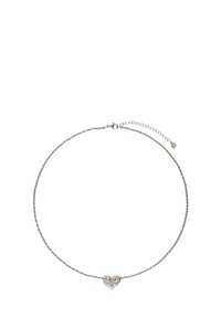 BOTANICAL WITH FLOWER HEART - Halskette - silver-coloured