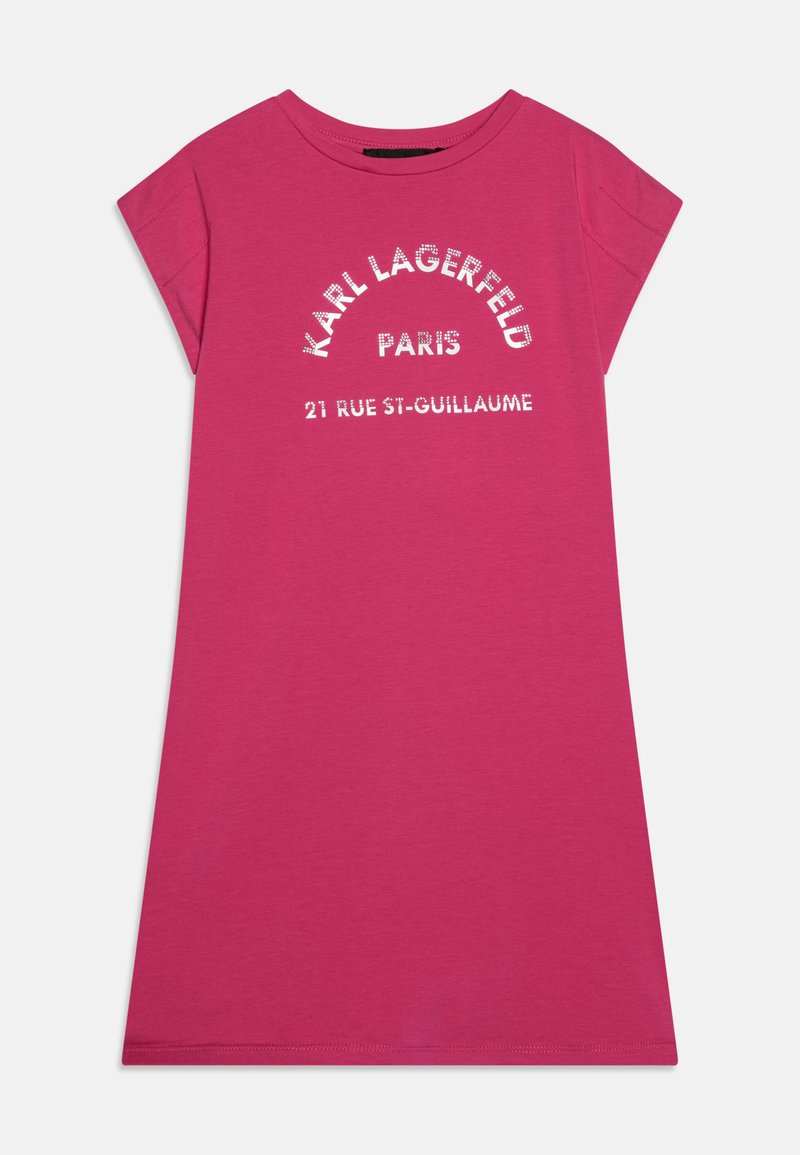 KARL LAGERFELD KIDS Jerseyjurk donkerroze KARL LAGERFELD KIDS Jerseyjurk donkerroze
