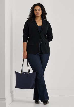 Lauren Ralph Lauren NYLON LARGE KEATON TOTE BAG - Τσάντα Tote - refined navy
