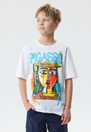 TWO SOON Tričko s potlačou - bright white