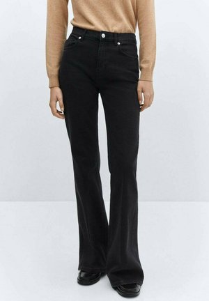 Bootcut jeans - black denim