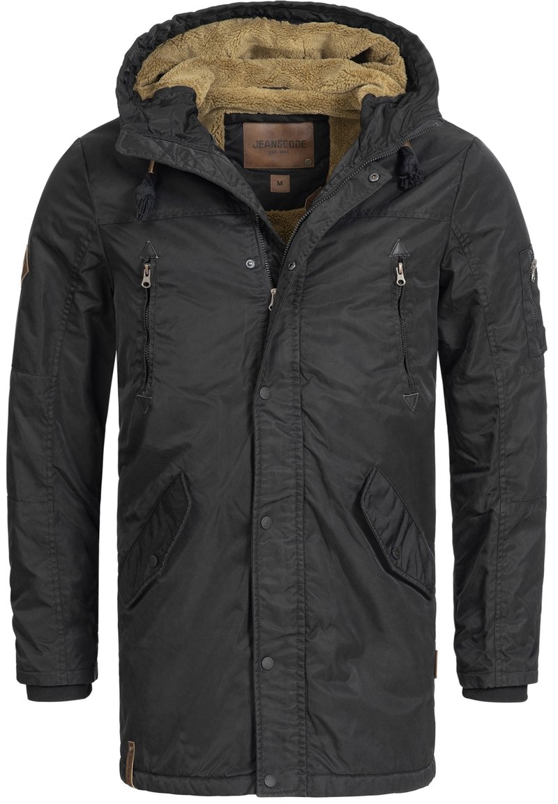 INDICODE JEANS Manteau d'hiver black/noir (Seconde main) ZALANDO