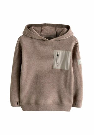 UTILITY - REGULAR FIT - Jersey con capucha - taupe brown