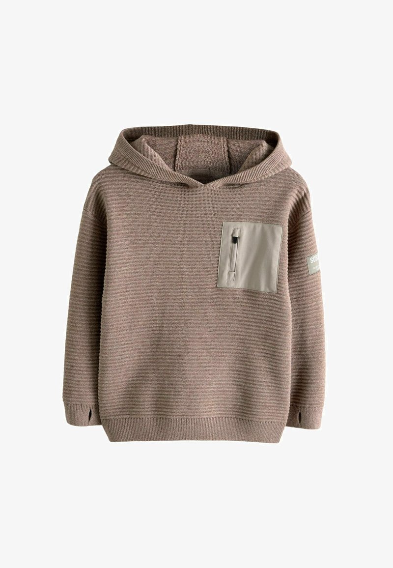 Next UTILITY - REGULAR FIT - Hoodie - taupe brown