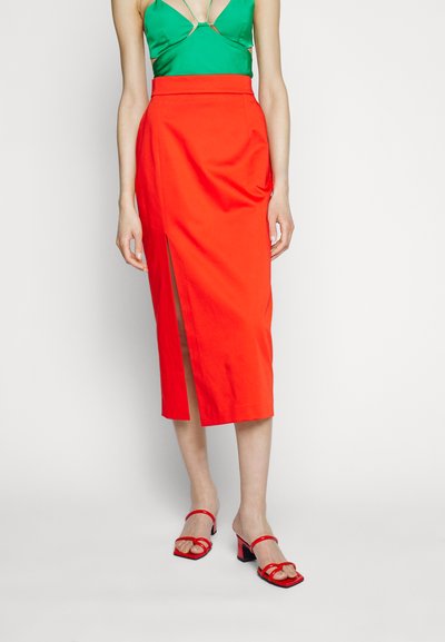 Sara Battaglia TUBINO SKIRT - Falda de tubo - aperol