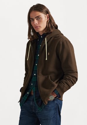 THE RL FLEECE FULL-ZIP HOODIE - Hoodie - nutmeg brown