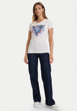 PEONY TRIANGLE - T-shirt con stampa - muted stone