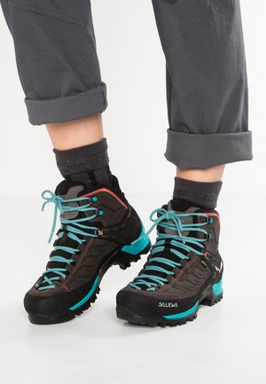 MTN TRAINER MID GTX - Trekingové boty - magnet/viridian green