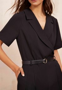 Friends Like These REGULAR FIT - WRAP COLLAR BELTED - Overal - black