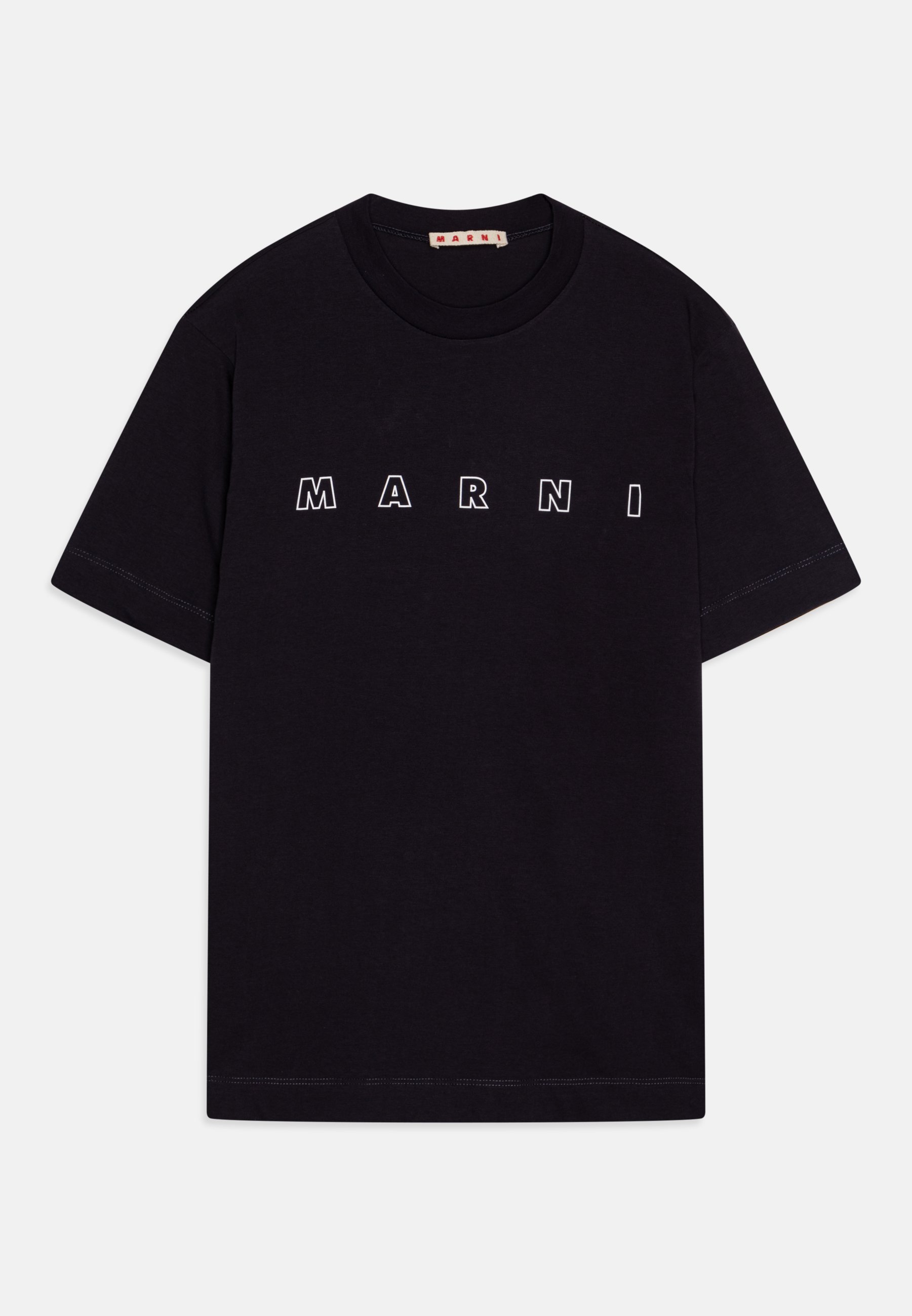 MARNI マルニ　BLACK LOGO Tシャツ　48 Marni UNISEX - Print T-shirt - black - Zalando.co.uk