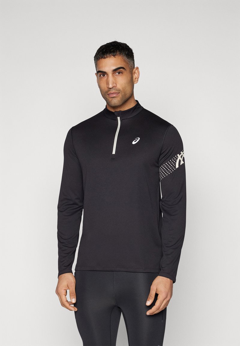 ASICS - ICON 1/2 ZIP TOP - T-shirt à manches longues - performance black, Agrandir