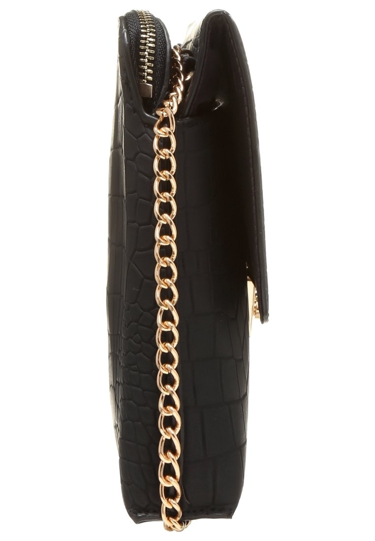 Pochette De Soirée New Look Noir - Imprimé Serpent Avec Bracelet Fermeture Argenté - Occasion
