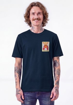 watapparel, TAROT THE COFFEE UNISEX - Print T-shirt - french navy