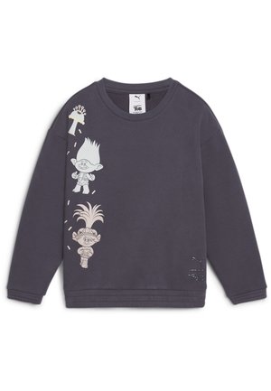 X TROLLS GRAPHIC CREW  - Sweatshirt - galactic gray